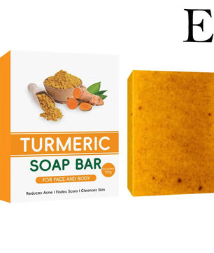 Turmeric Soap Face Cleansing Anti Acne Whitening Skin Lightening Face Remove