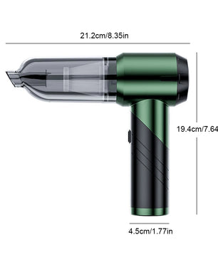 100W Small Portable Vacuum Cleaner 16000PA Foldable High Power Cordless Handheld Vacuum Cleaner Brushless Motor Rechargeable Car