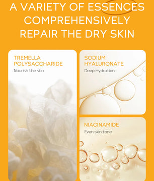 3pcs/set LAIKOU Vitamin C 24K Golden Sakura Skin Care Sets Face Cream