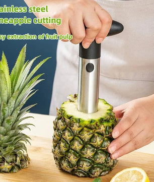 Spot Stainless Steel Pineapple Peeler Pineapple Corer Slicer Fruit Cutter Easy Slicer Peeler Kitchen Gadget Delivery Fast