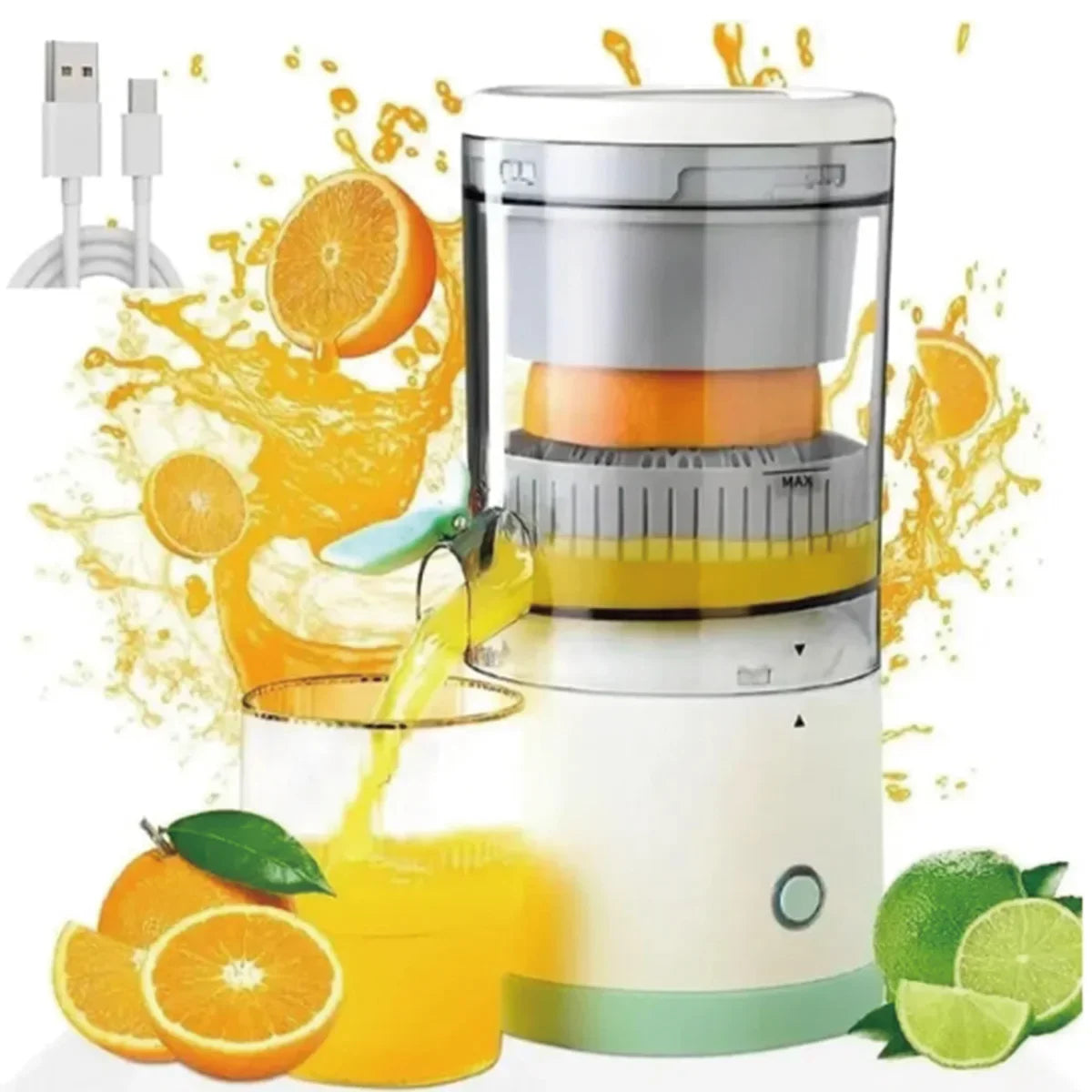 New Portable Home Juicer Fruit Juice Extractor, USB RechargeableElectric