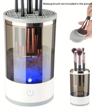 USB Plug Portable Electric Makeup Brush Cleaner with Rubber Makeup Machine Electric USB Quick Cleaner Cleaning Brush Collar Brus