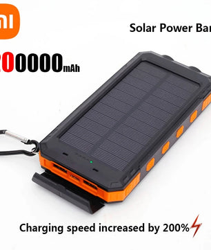 Xiaomi 200,000mAh Solar Power Bank - Fast Charging for iOS & Android
