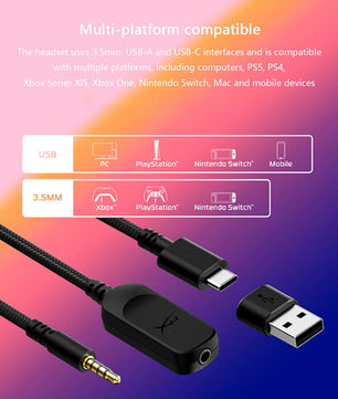 HyperX Cloud 3 III Wired Gaming Headset eSports Professional Head Mounted Headphone For PC PS4 PS5 Xbox Switch Accessories