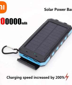Xiaomi 200,000mAh Solar Power Bank - Fast Charging for iOS & Android