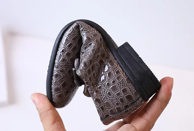 Boys Leather Shoes for Party Wedding Shows Catwalk Cool Lace-up Classic Kids Fashion Casual Shoes Loafers 2023 Children Dress PU