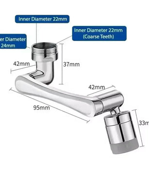 New universal rotary telescopic faucet inflator plastic splash filter kitchen faucet washbasin faucet bubbler nozzle manipulator