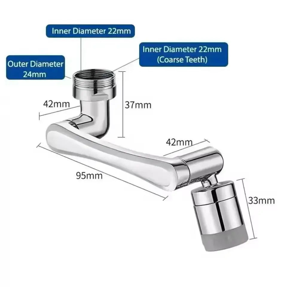 New universal rotary telescopic faucet inflator plastic splash filter kitchen faucet washbasin faucet bubbler nozzle manipulator