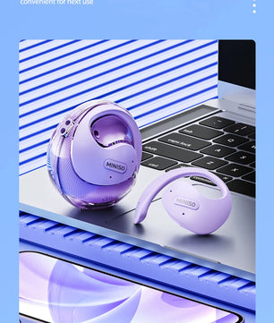 Translator MINISO X15Pro 5.4 Bluetooth Headset Translation Earphones Wireless Headphones Office Travel,ASMR Headset APP