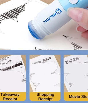 2-in-1 Thermal Paper Eraser & Mail Opener with Privacy Protection