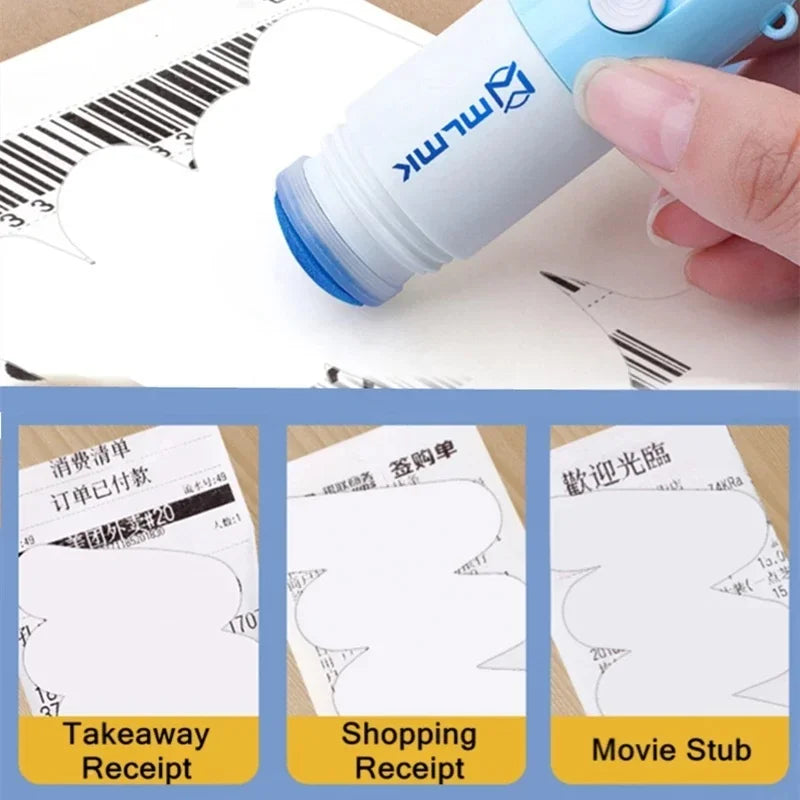 2-in-1 Thermal Paper Eraser & Mail Opener with Privacy Protection