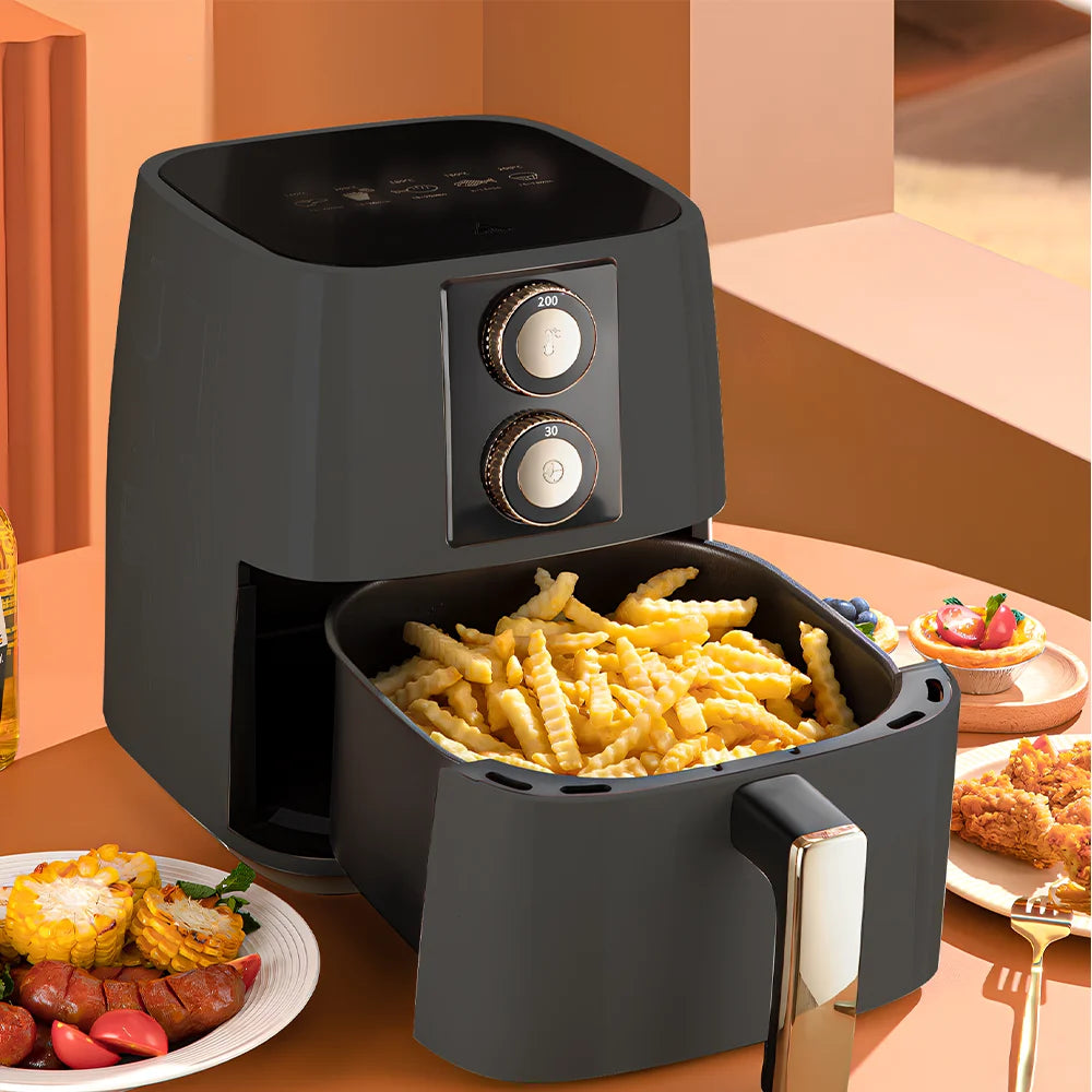 5L air fryer 1500W 220-240V Electric Fryer Air Fryer Home Oil-Free air fryer temperature adjustment 30 Minute Timer