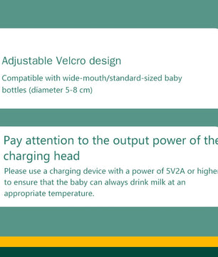 USB constant temperature heating bottle cup cover insulation artifact warm milk cover portable universal insulation cover for ou