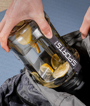 Water Bottle Large Sports Water Bottle Travel Kettle Large Fitness Gym Portable Capacity with Straw Leakage-Proof Cup Drinkware