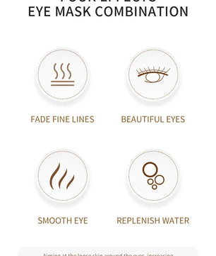 60pcs/120pcs Avocado Golden Collagen Eye Mask Anti Dark Circles