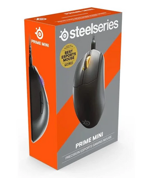 SteelSeries Prime Mini FPS Wired Gaming Mouse RGB Lighting Edition 5 Programmable Buttons 18K CPI TrueMove Pro Sensor – PC/Mac