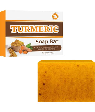 Turmeric Soap Face Cleansing Anti Acne Whitening Skin Lightening Face Remove