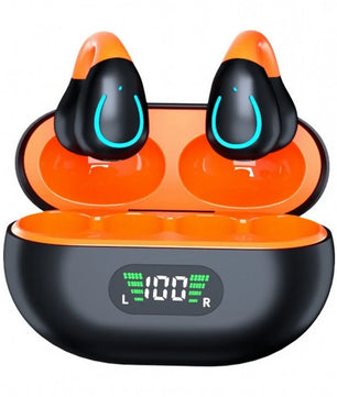Wireless Bluetooth Earphones Earring HIFI Bass Music Headphones Ear Clip Sport TWS Earbuds Game Headset PK Ambie Sound Earcuffs