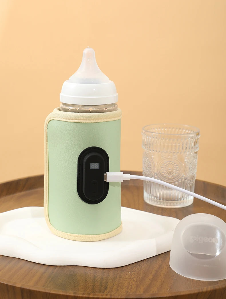 USB constant temperature heating bottle cup cover insulation artifact warm milk cover portable universal insulation cover for ou