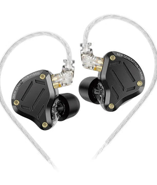 KZ ZS10 Pro 2 in Ear Metal Earphone HIFI Bass Earbud 4-Level Tuning Switch Headphone 2PIN Cable ZS10PRO2 ZSNPRO AS16PRO