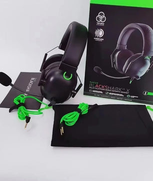 Razer BLACKSHARK V2 X Headphones E-sports Game Headset with Microphone 7.1 Surround Sound Video Gaming Earphone Wired for PC PS5