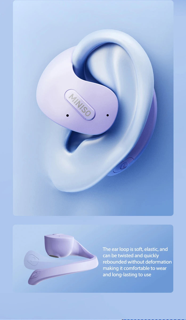 Translator MINISO X15Pro 5.4 Bluetooth Headset Translation Earphones Wireless Headphones Office Travel,ASMR Headset APP