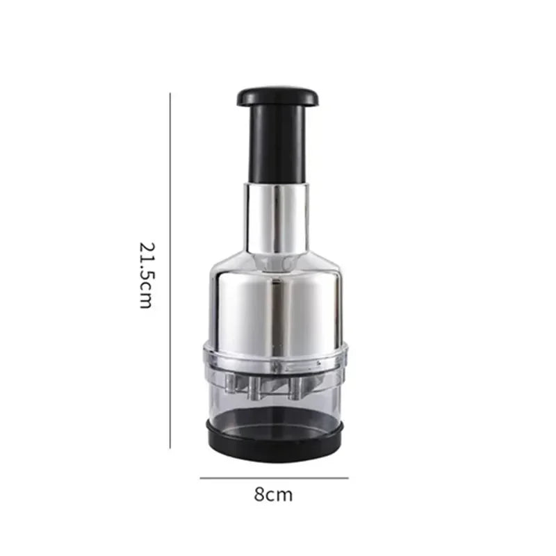 Manual Mincer Garlic Chopper 304 Stainless Steel Garlic Press Crusher Vegetable Onion Cutter Kitchen Cooking Accessories