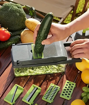 14Set of multifunctional grater, potato shredded vegetables, dicing, handy gadget slicer, kitchen for home, lazy shredding