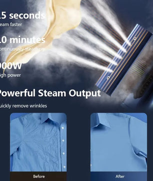 Steam Iron Travel Portable Mini Vertical Handheld Garment Steamer