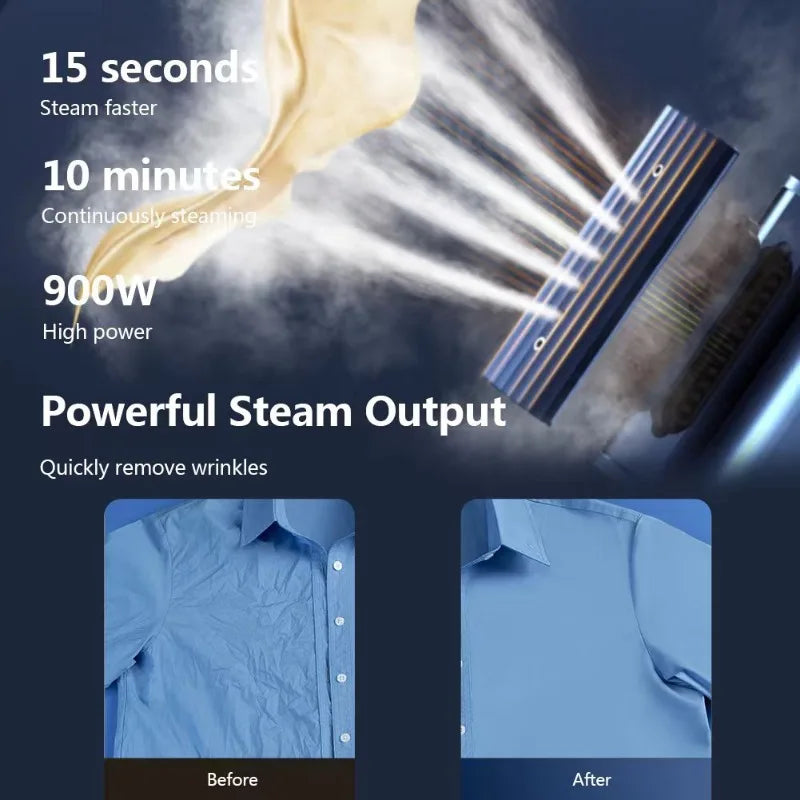 Steam Iron Travel Portable Mini Vertical Handheld Garment Steamer