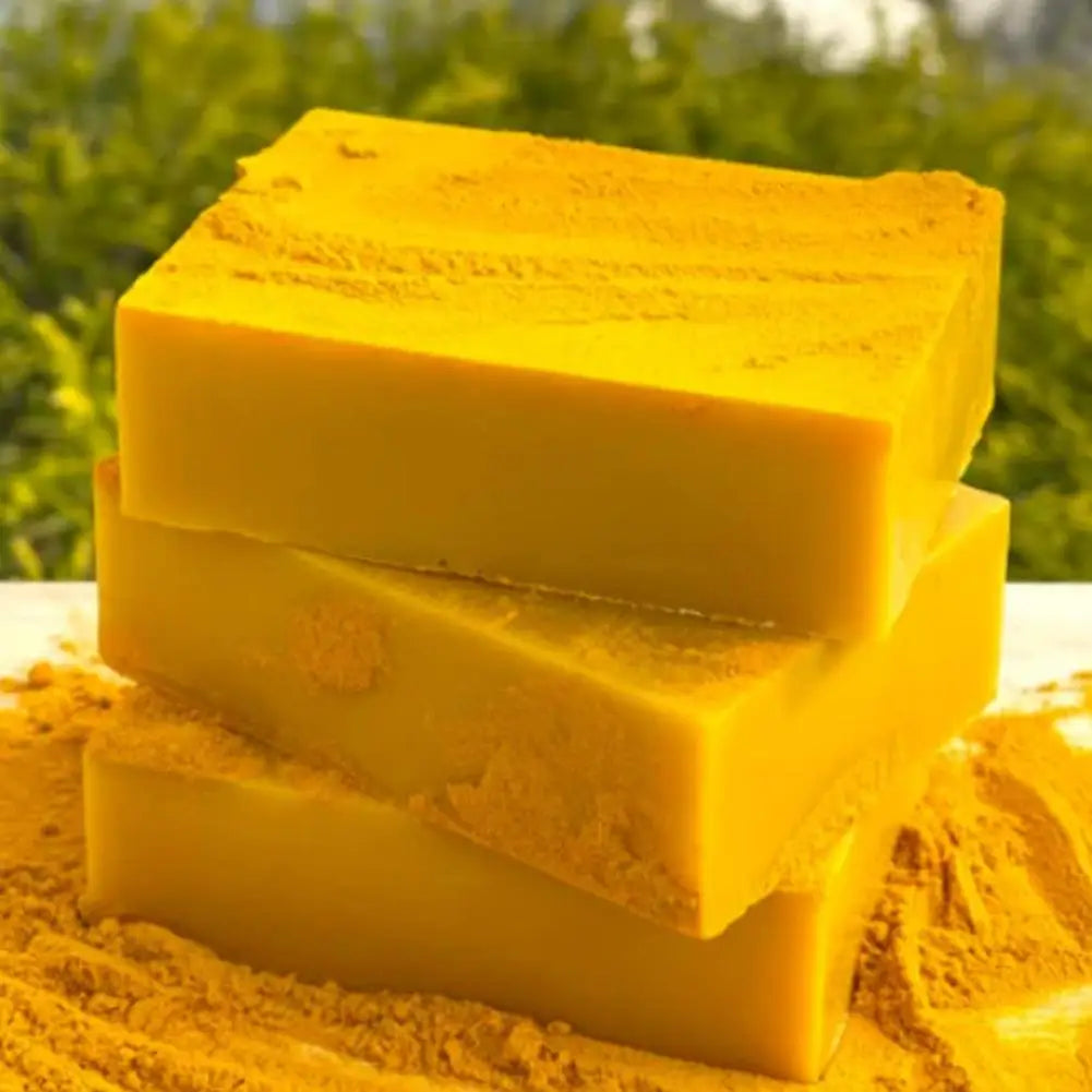Turmeric Soap Face Cleansing Anti Acne Whitening Skin Lightening Face Remove