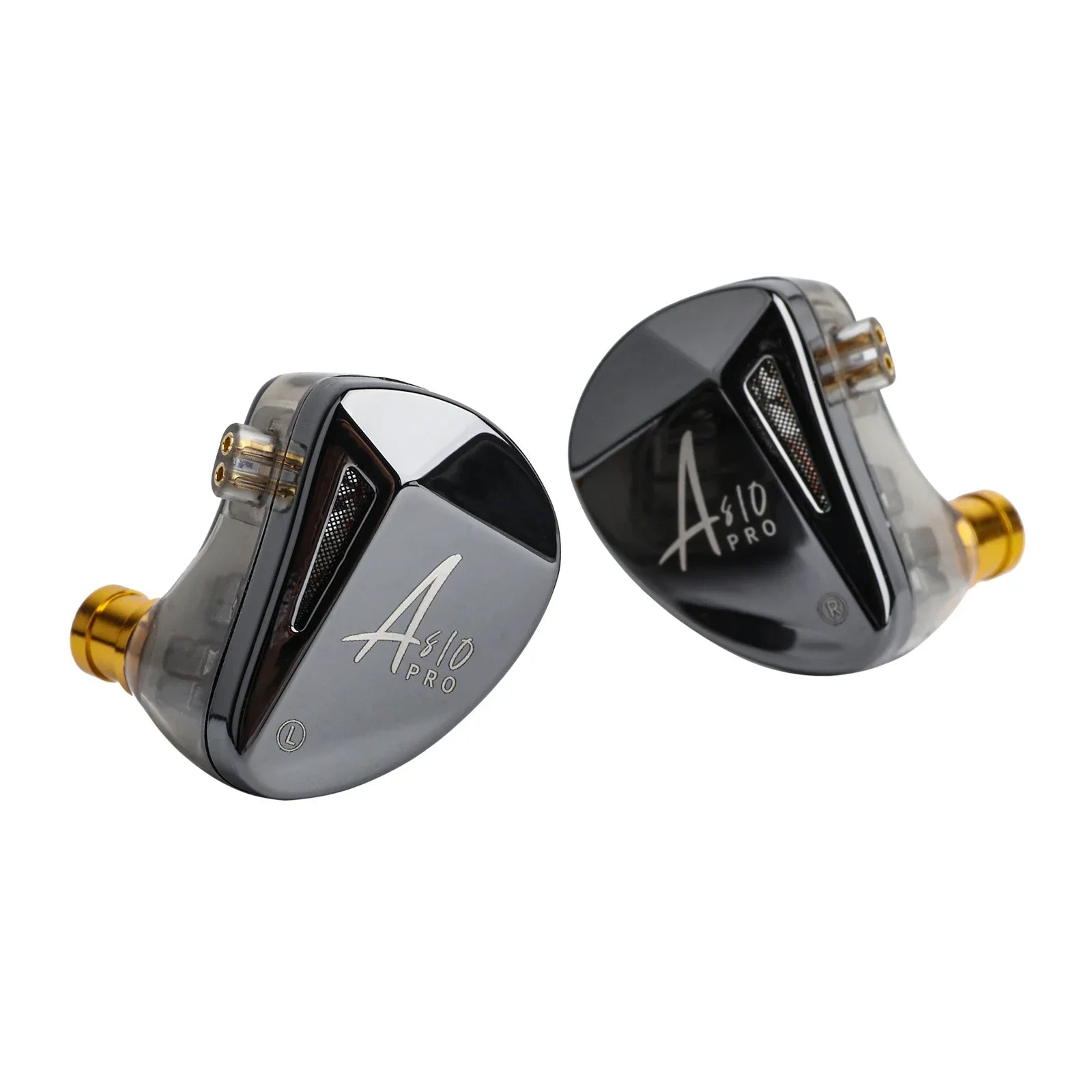 KZ AS10 PRO Earphones 5BA IEMs In-Ear Monitors HiFi Headphones Wired Earbuds with Silver-plated Cable for Audiophiles Musicians
