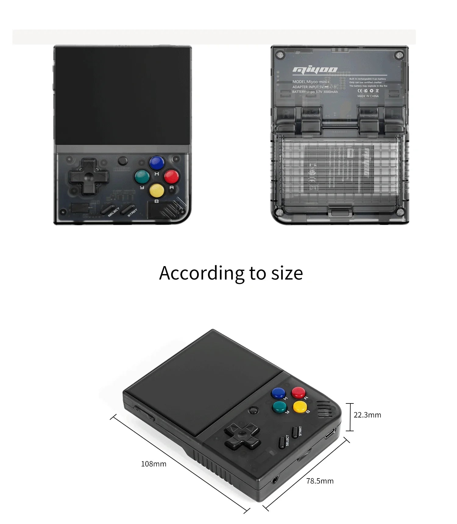 NEW Miyoo mini + Miyoomini Plus 3.5'' IPS OCA Portable 128GB Video Game Consoles ARM-Cortea-A7 3000mAh Support More Retro Game