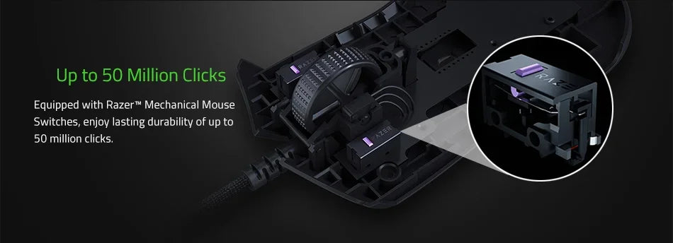 Razer Mamba Elite 5G 16000 dpi wired gaming mouse, optical sensor, 9 programmable buttons, mechanical switches, ergonomic shape