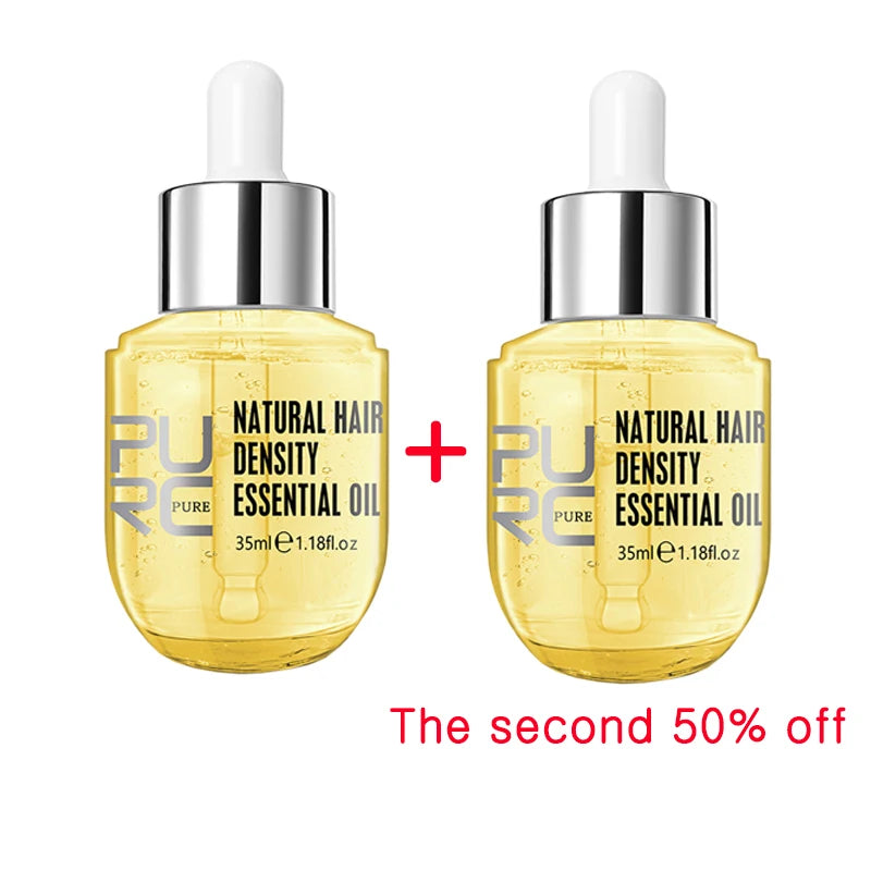 PURC Ginger Hair Growth Oil Fast Hair Loss Treatment Smoothing Repair