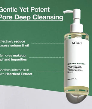 Anua Heartleaf Pore Control Cleansing Oil Korean Cleanser 200ml