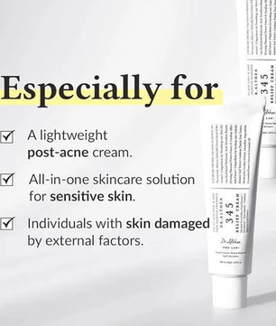 Dr.Althea 345 Relief Face Cream Address Blemishes Nourishing Skin