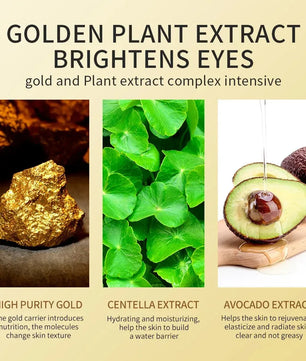 60pcs/120pcs Avocado Golden Collagen Eye Mask Anti Dark Circles