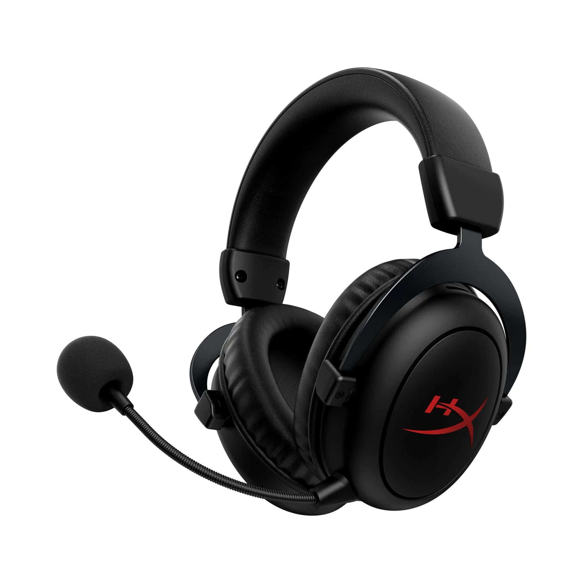 HyperX Cloud II Core Wireless Headset Gaming USB for PC Windows Computer Gamer Detachable Noise Cancelling Microphone DTS Headph