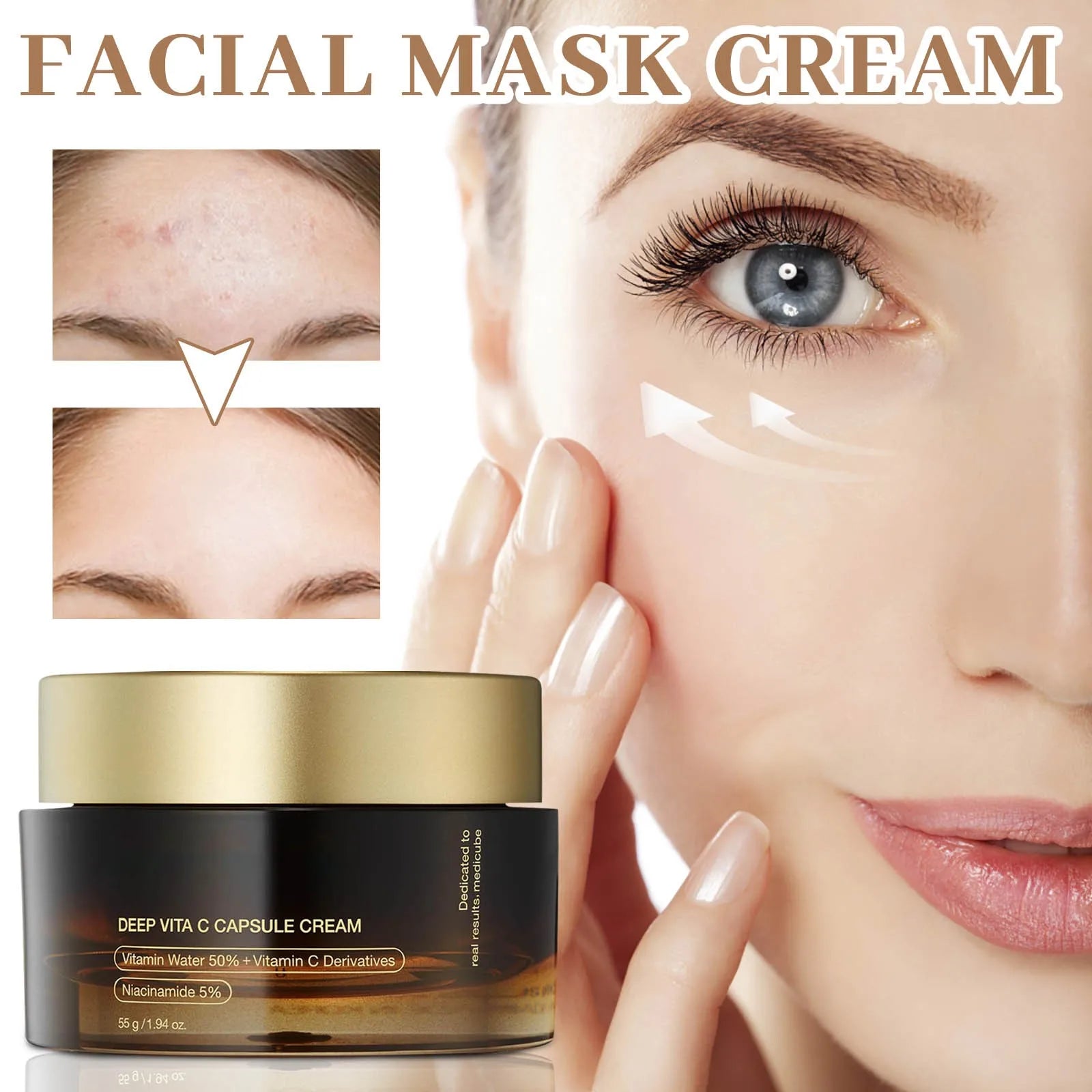 Deep Vitamini C Gold Boba Facial Moisturizer