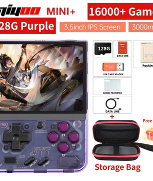 NEW Miyoo mini + Miyoomini Plus 3.5'' IPS OCA Portable 128GB Video Game Consoles ARM-Cortea-A7 3000mAh Support More Retro Game