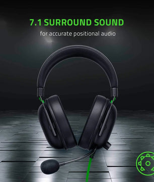 Razer BLACKSHARK V2 X Headphones E-sports Game Headset with Microphone 7.1 Surround Sound Video Gaming Earphone Wired for PC PS5