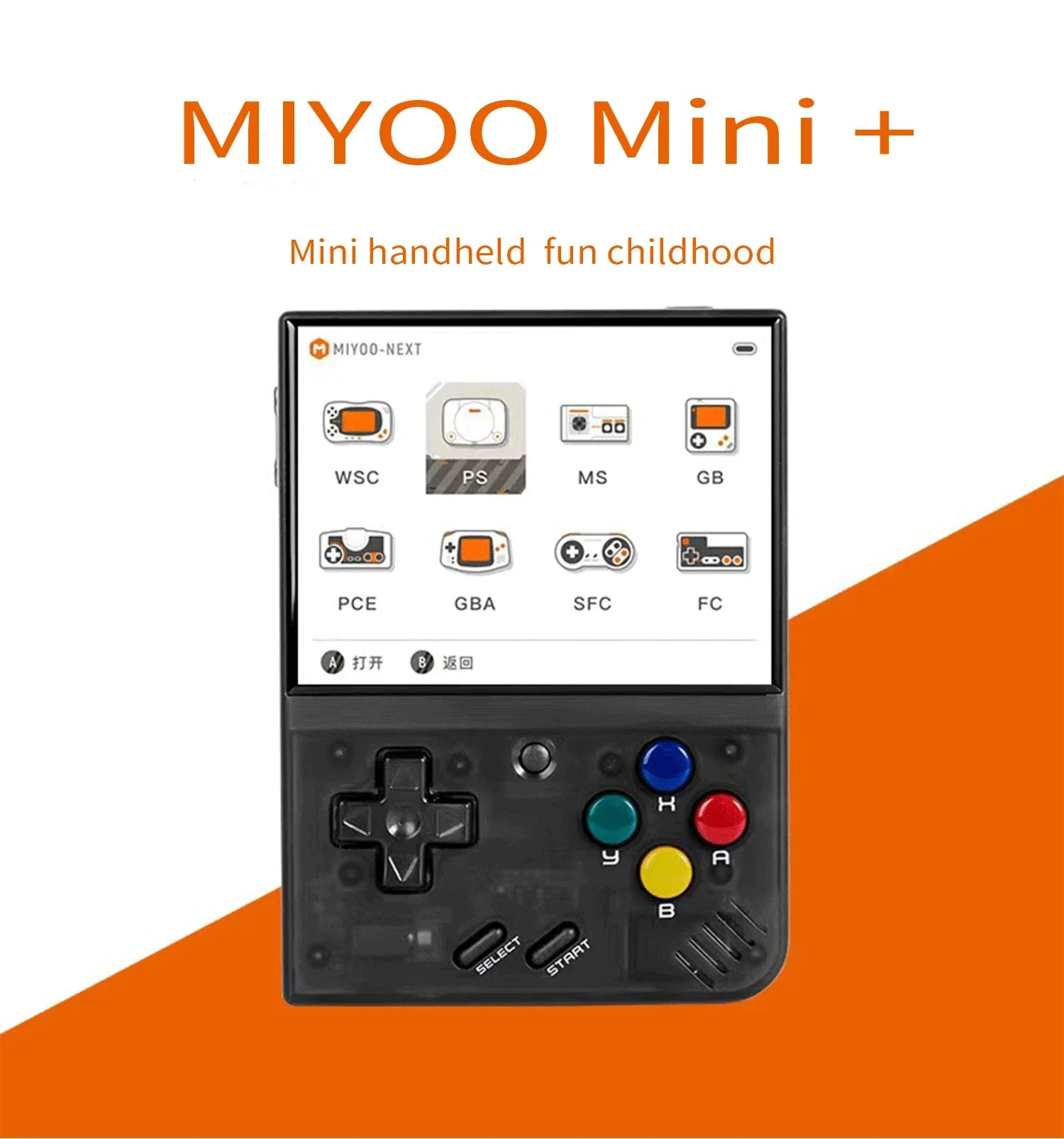 NEW Miyoo mini + Miyoomini Plus 3.5'' IPS OCA Portable 128GB Video Game Consoles ARM-Cortea-A7 3000mAh Support More Retro Game