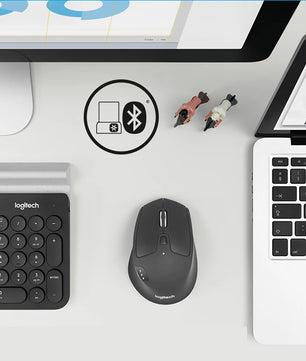Logitech M720 Wireless Mouse 2.4GHz Bluetooth 1000DPI Gaming Mice Unifying Dual Mode Multi-device Office Gaming Mouse for PC