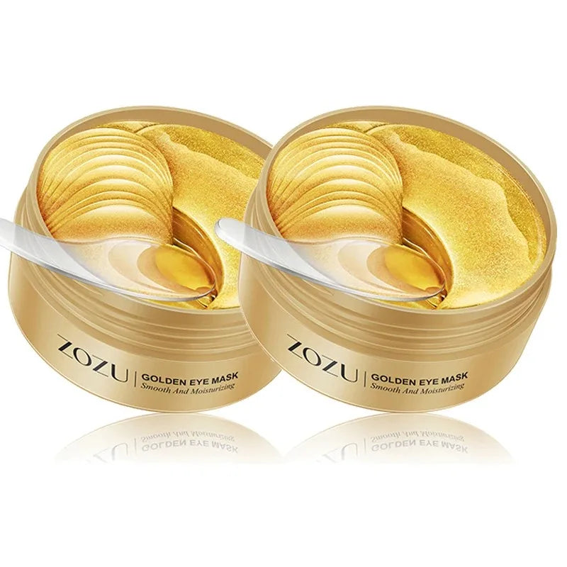 60pcs/120pcs Avocado Golden Collagen Eye Mask Anti Dark Circles