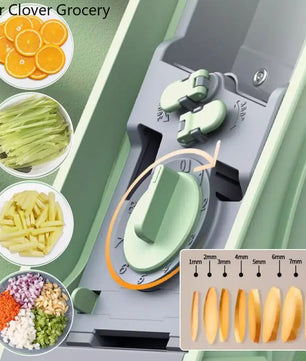 Adjustable Mandoline Slicer Stainless Steel Vegetable Slicer Julienne Safe Vegetable Dicer Onion Carrot Slicer