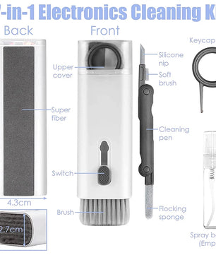7-in-1 Multifunctional Cleaning Kit Laptop Keyboard Cleaning Brush Mobile Phone