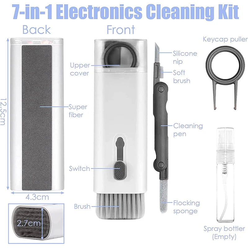 7-in-1 Multifunctional Cleaning Kit Laptop Keyboard Cleaning Brush Mobile Phone