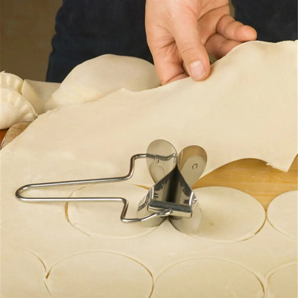 Stainless Steel Dumpling Wrapper Mould Dough Pie Ravioli Maker Pastry Cutter