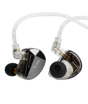 KZ AS10 PRO 5BA IEM In-Ear Monitor HiFi Bass Stereo Earphones Wired Earbuds with Silver-plated Cable for Audiophiles Musicians